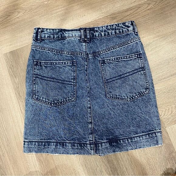 ASOS Collusion Denim Mini Skirt Size US 6 - Picture 5 of 8